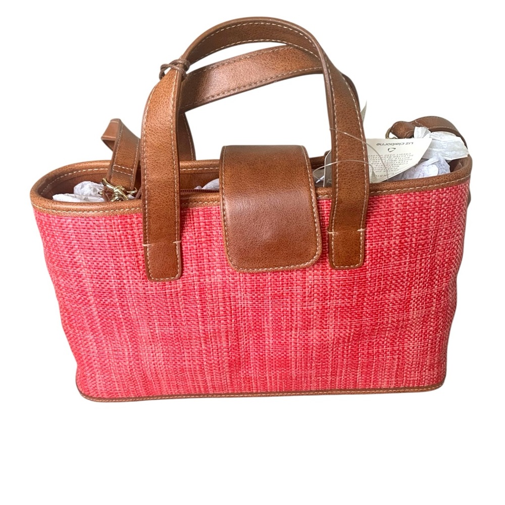 NWT Liz Claiborne Crossbody Tote Bag Pink - Picture 3 of 13